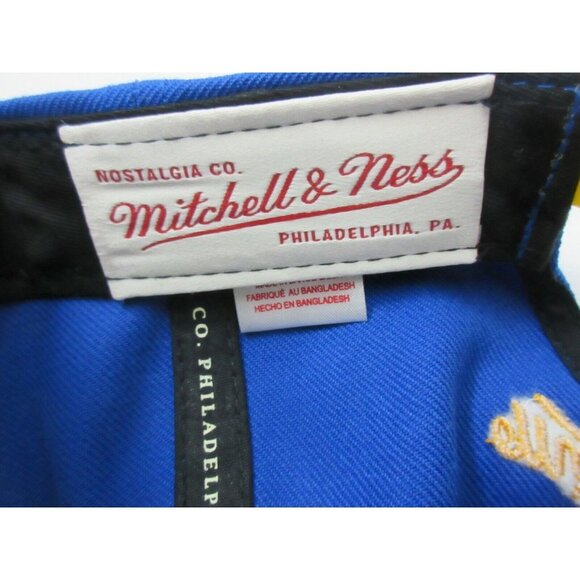 Los Angeles Rams Mitchell & Ness Mens New Vintage 40th Anniversary Hat Blue Gold - Picture 6 of 7